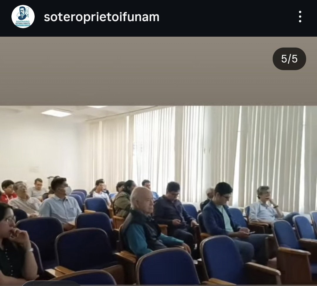 DuttAteet's tweet photo. Gracias Instituto de Física UNAM, Seminario Sotero Prieto, por la invitación. 

https://t.co/A0Lk4e6LmW https://t.co/WM8iRrCZYT
