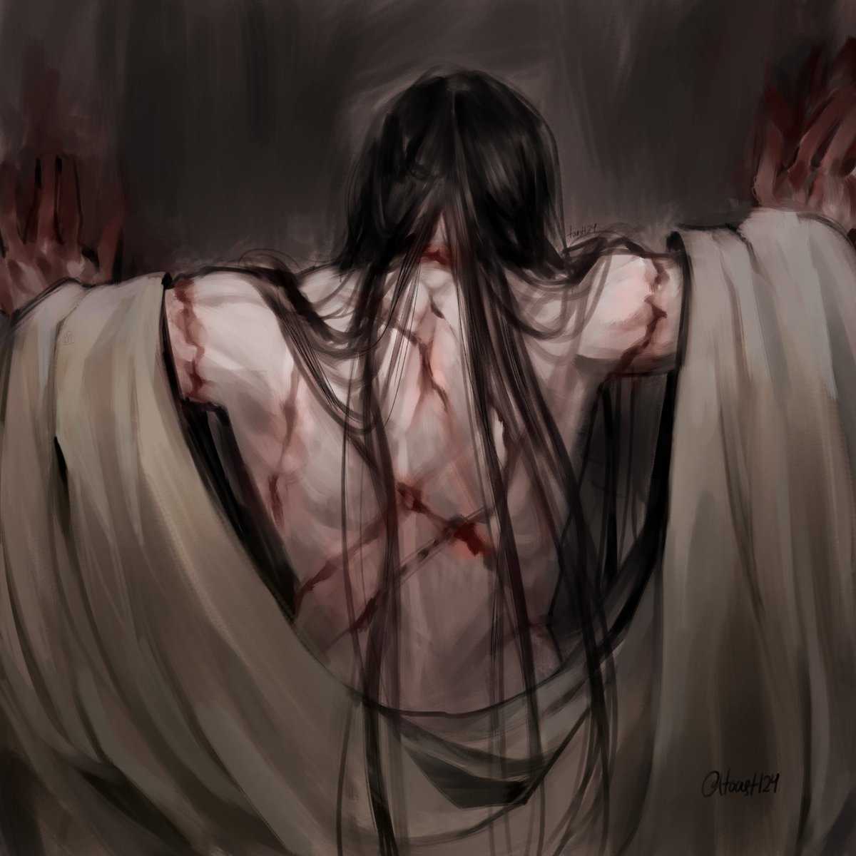 toast1234567892's tweet photo. I'm back :3 I haven't drawn in a month #shenjiu #sqq #svsss #danmei https://t.co/UFKXnki7MN