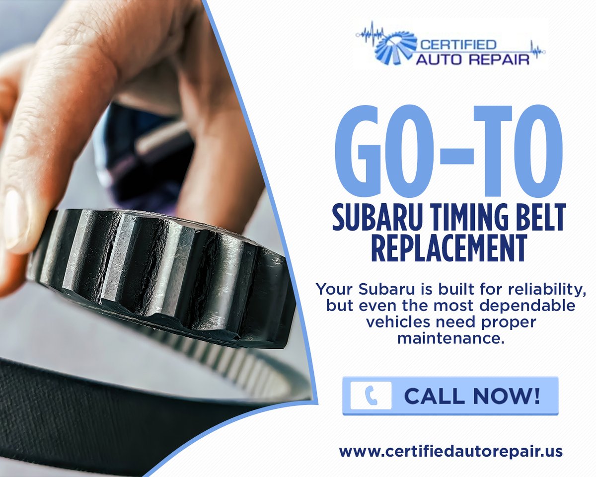 MNCertifiedAuto's tweet photo. 🚗 Subaru timing belt replacement is one of the most important services to protect your engine. Don’t wait for failure. Subaru timing belt replacement keeps your vehicle running smoothly and prevents costly damage.

🌐 https://t.co/AWcPl25ln3

#SubaruTimingBeltReplacement https://t.co/yDZ2u0h6Wm