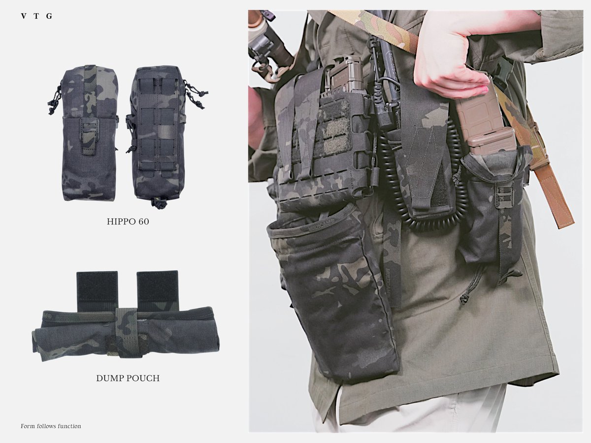 VOLK TACTICAL GEAR HIPPO POUCH / 60 HIPPO POUCH / 30 – VOLK