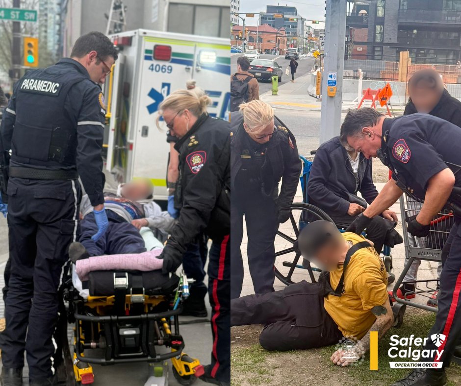 CPS_Chief's tweet photo. As we wrap up Safer Calgary – Operation Order for today, our focus remains clear. Addressing crime & social disorder in public spaces is ongoing work & it doesn’t end here.

Today included hundreds of interactions that went beyond enforcement. We connected with Calgarians, offered supports, engaged our community partners & set clear expectations about what is & isn’t acceptable in public spaces.

We will continue to show up, take action & work with our partners to keep communities safe every day.

Social disorder and criminal behaviour will not define this city.