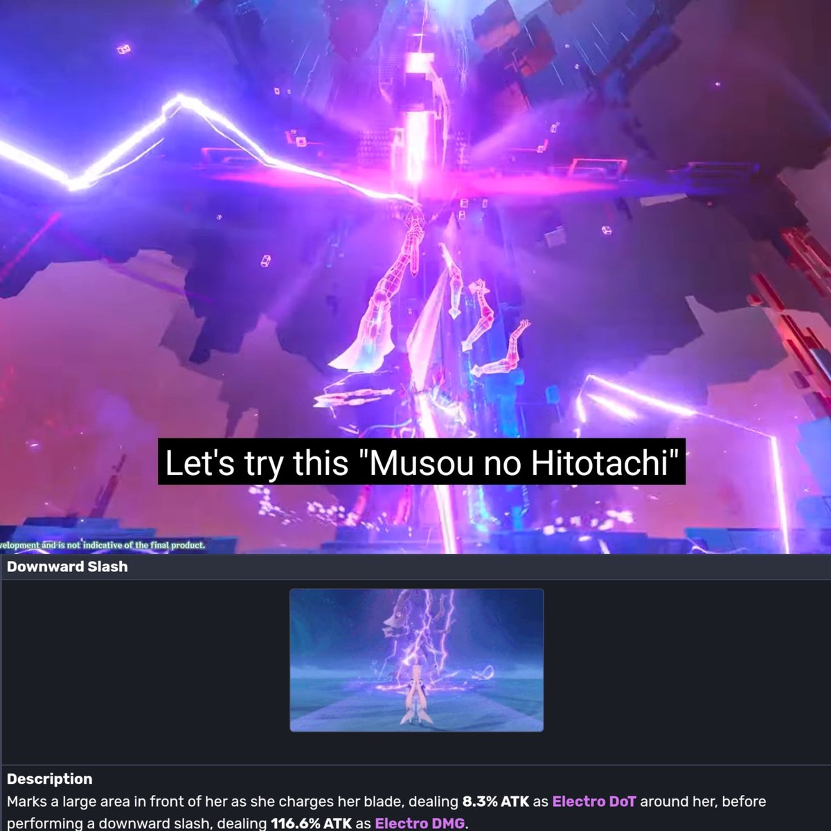 impandon's tweet photo. itu bukan musou no hitotachi, itu downward slash 😭

dari baleful shadowlord form magatsu mitake narukami no mikoto https://t.co/lDLsgSdhmy