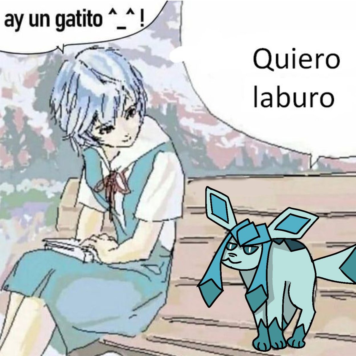 DibujosFenix's tweet photo. Glaceon desempleado 

#glaceon #Pokémon #art https://t.co/ThPBc3Ifa4