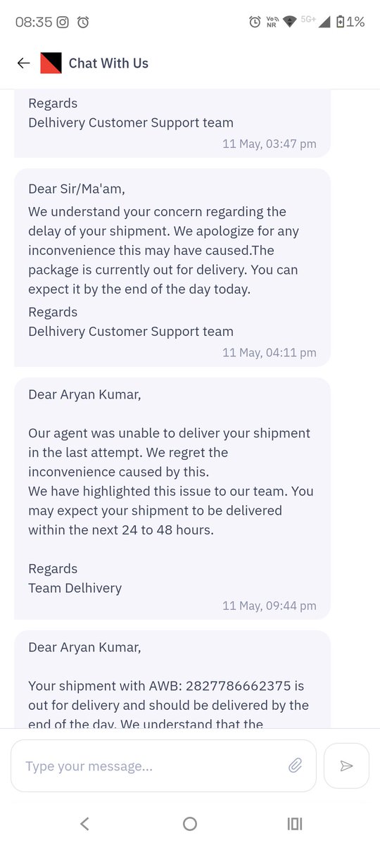 stud_ark10's tweet photo. @help_delhivery Please refer to these screenshots for more clarity on this. https://t.co/BeM1wywltV