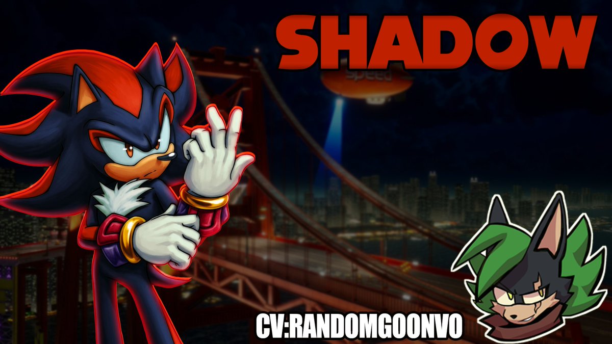 TheRandomGoon's tweet photo. I will be providing the voice of Shadow for this!  

Look forward to it! https://t.co/kHPzfn2e2Z