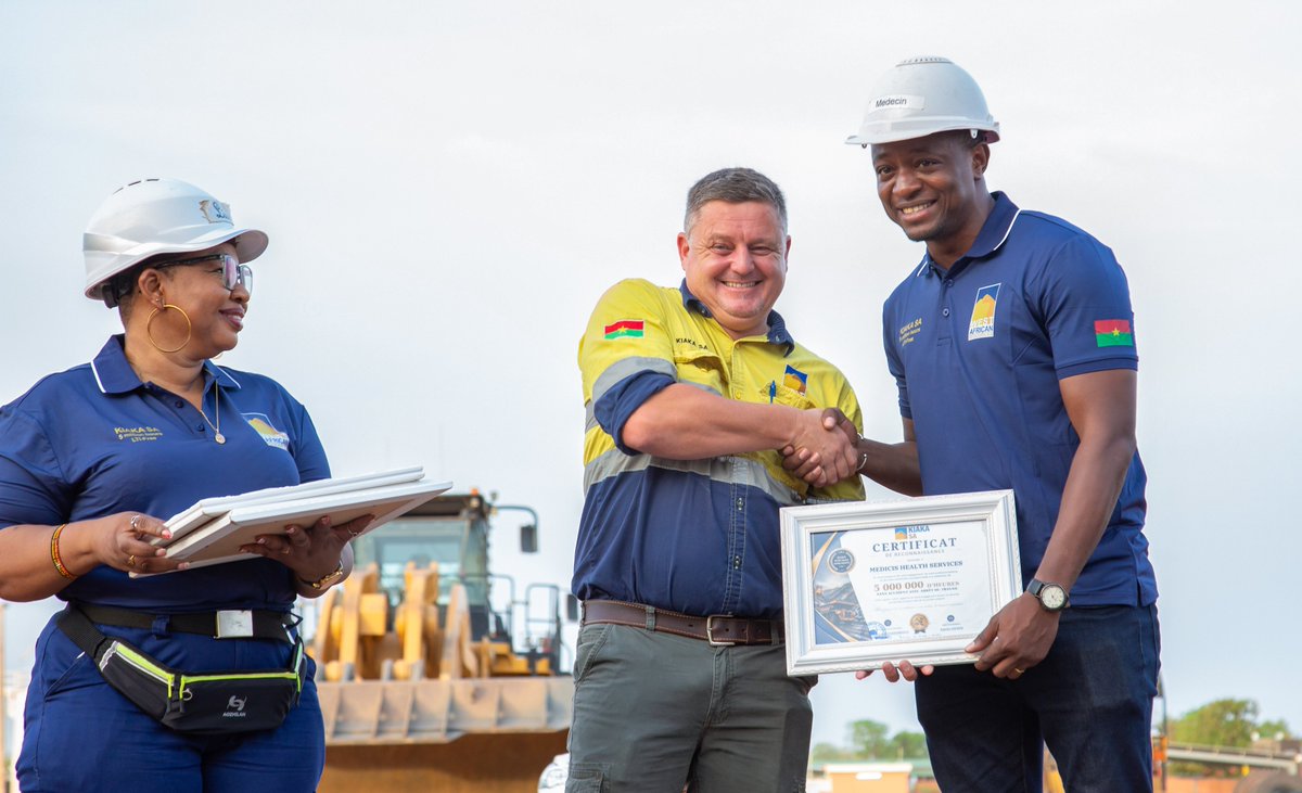 WAFresources's tweet photo. On the 3rd of May the team at Kiaka marked a significant milestone of 5,000,000 hours worked without a Lost Time Injury (LTI). This achievement reflects a consistent effort from all teams across the site to ensure that hazards are identified and controls are applied to keep everyone safe. The strong safety record at West African Resources $WAF is built upon proactive reporting, sustained operational discipline, and leadership in the field.

Celebrations to mark this event included a large gathering of the workforce at the morning meeting in which safety values and performance were highlighted. This was followed by a group fitness session, marathon walk and safety demonstrations, along with obligatory cake cutting.

The Kiaka team remain committed to the safety first, safety always mantra, focusing now on the next target of 10,000,000 LTI-free hours.