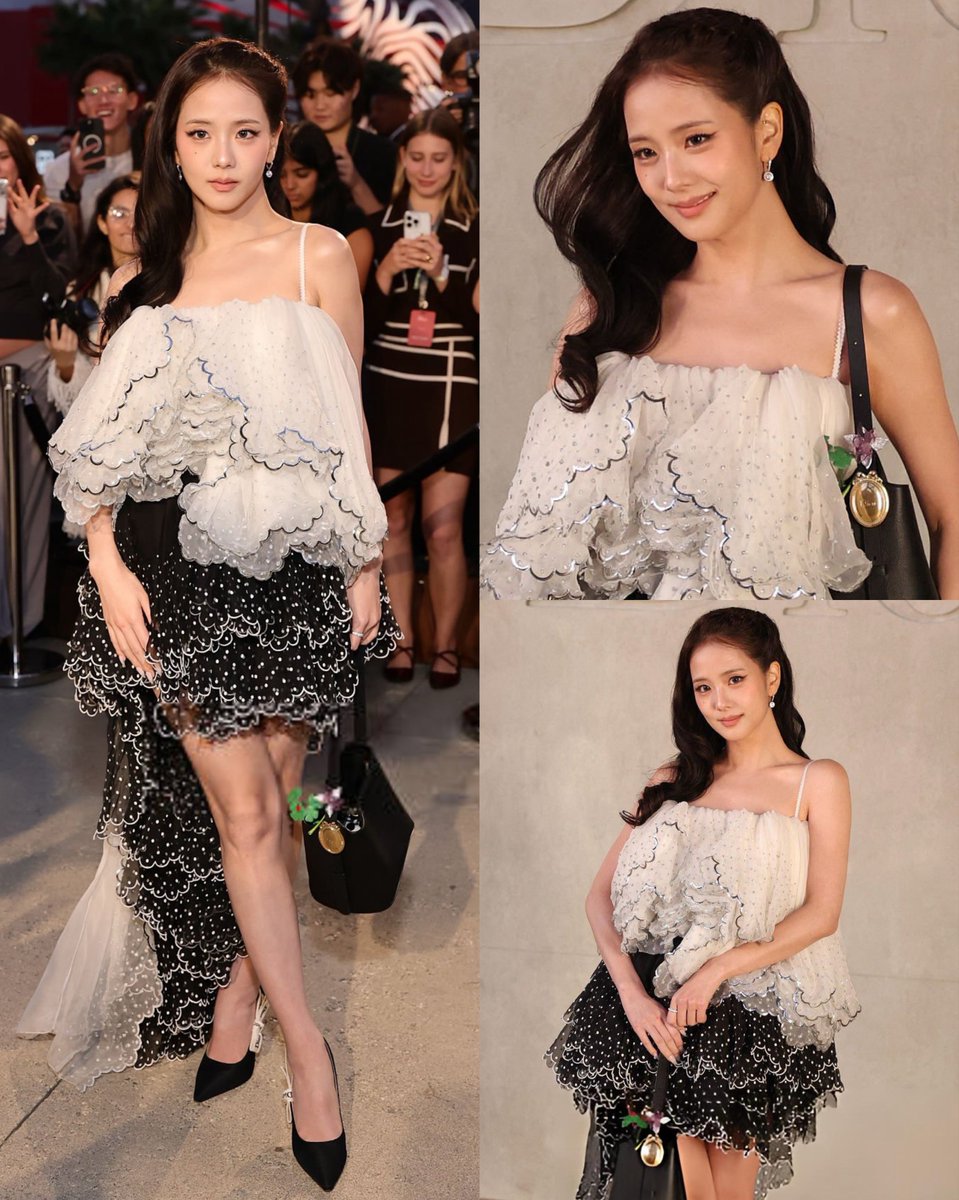 pourlesjolies's tweet photo. Jisoo at 2027 Dior Cruise Show https://t.co/AkZzLHUnq4
