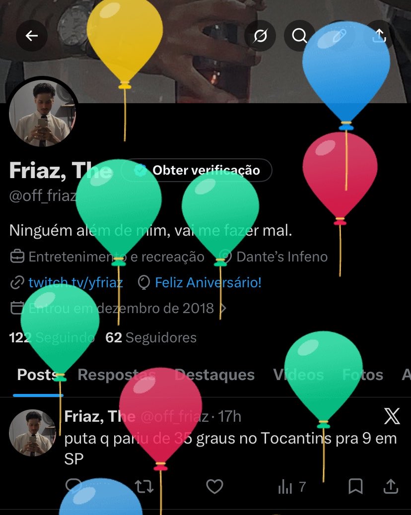 Friaz, The tweet media