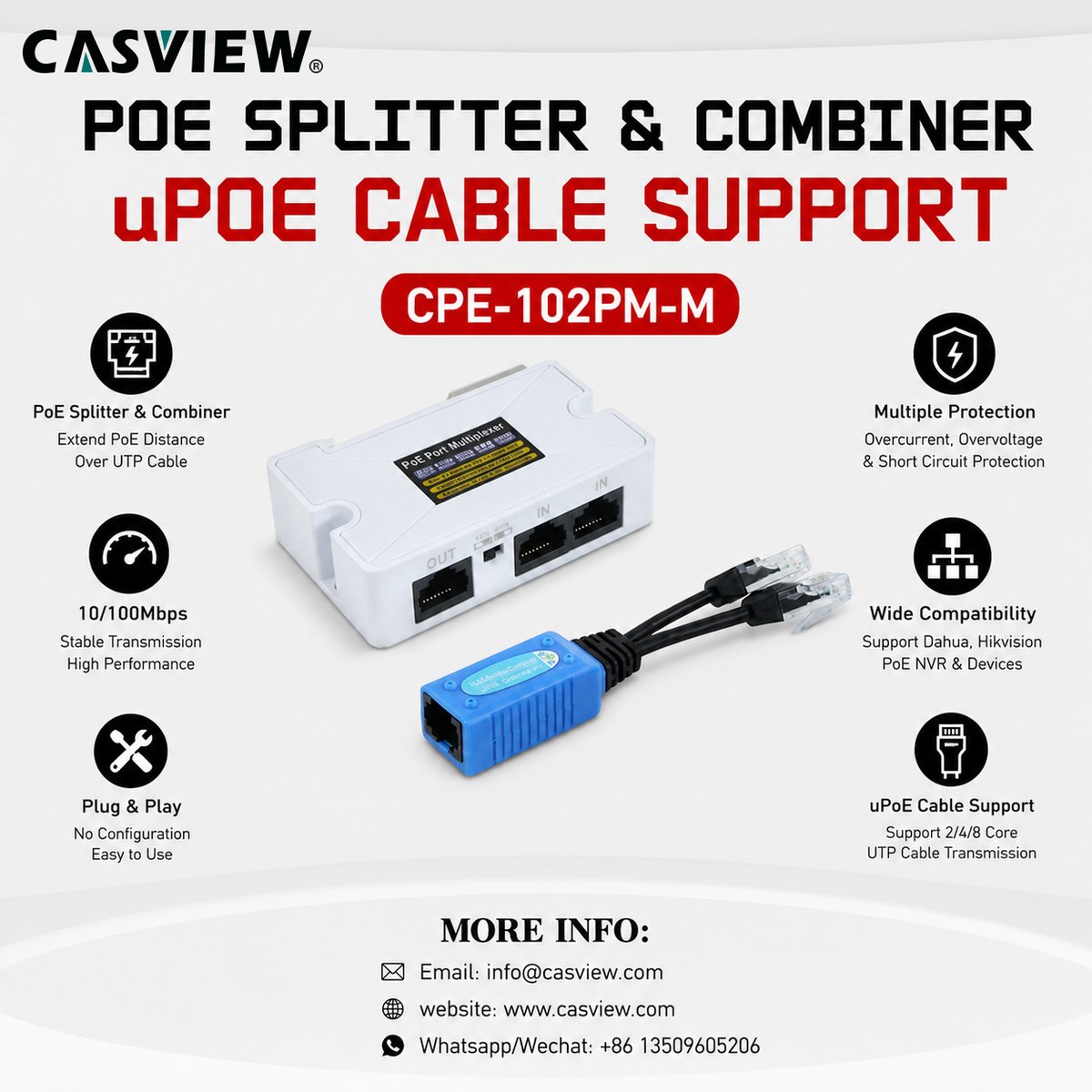Hedy Lin-Export manager of CASVIEW CCTV Accessory tweet media