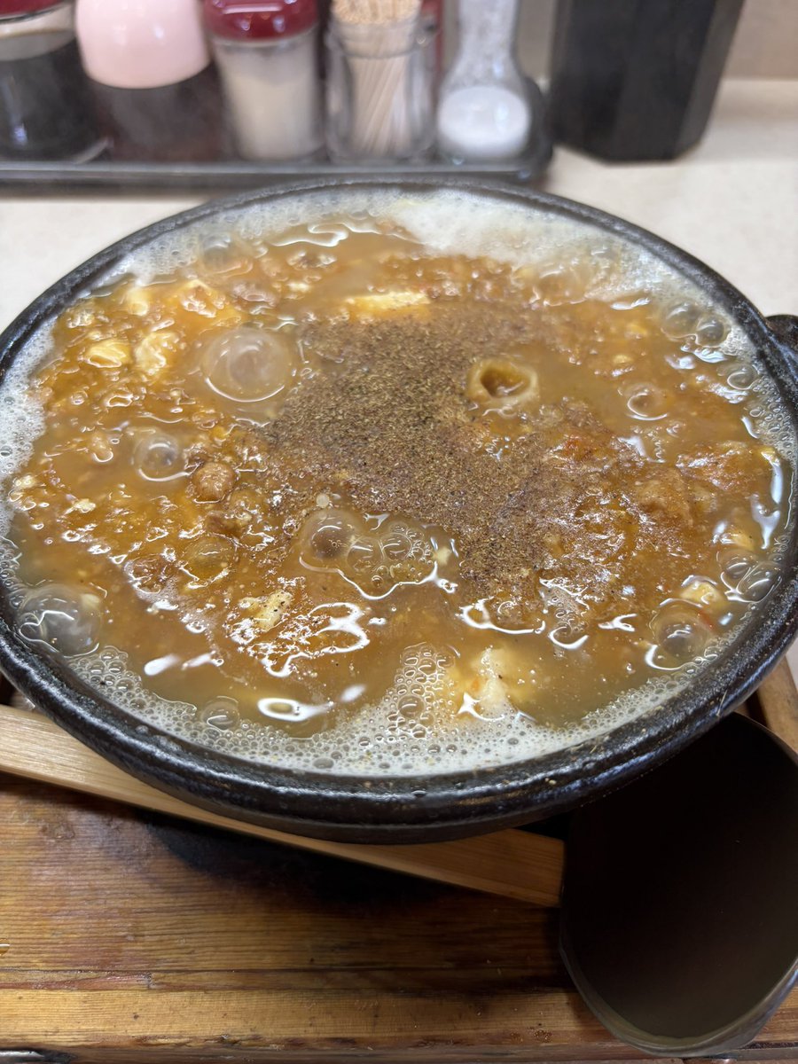 rt69641's tweet photo. 麺飯屋 醤

四川麻婆煨麺🌶️

夜勤➡️サウナ🧖からやってまいりました🥰

相変わらずの辛旨最高〜💯

米🍚が進みまくり💙

ごちそうさまでした🙏 https://t.co/Jnh5HOLb7w