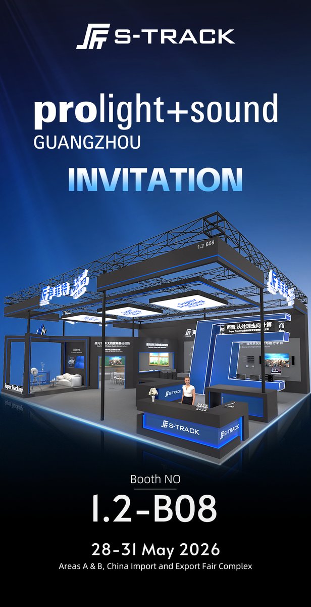 STrackOfficial's tweet photo. 2 Weeks to Go #ProlightSound2026
Finalizing demos on DSP, Dante, Mixer, NearLink — for conference, education, corporate, and house of worship.
See you here.
📍 Booth B08, Hall 1.2
📅 May 28-31
📍Fair Complex
🔗 https://t.co/qWGiOGi1SS
#STrack #AudioDSP https://t.co/zFLN040N3N