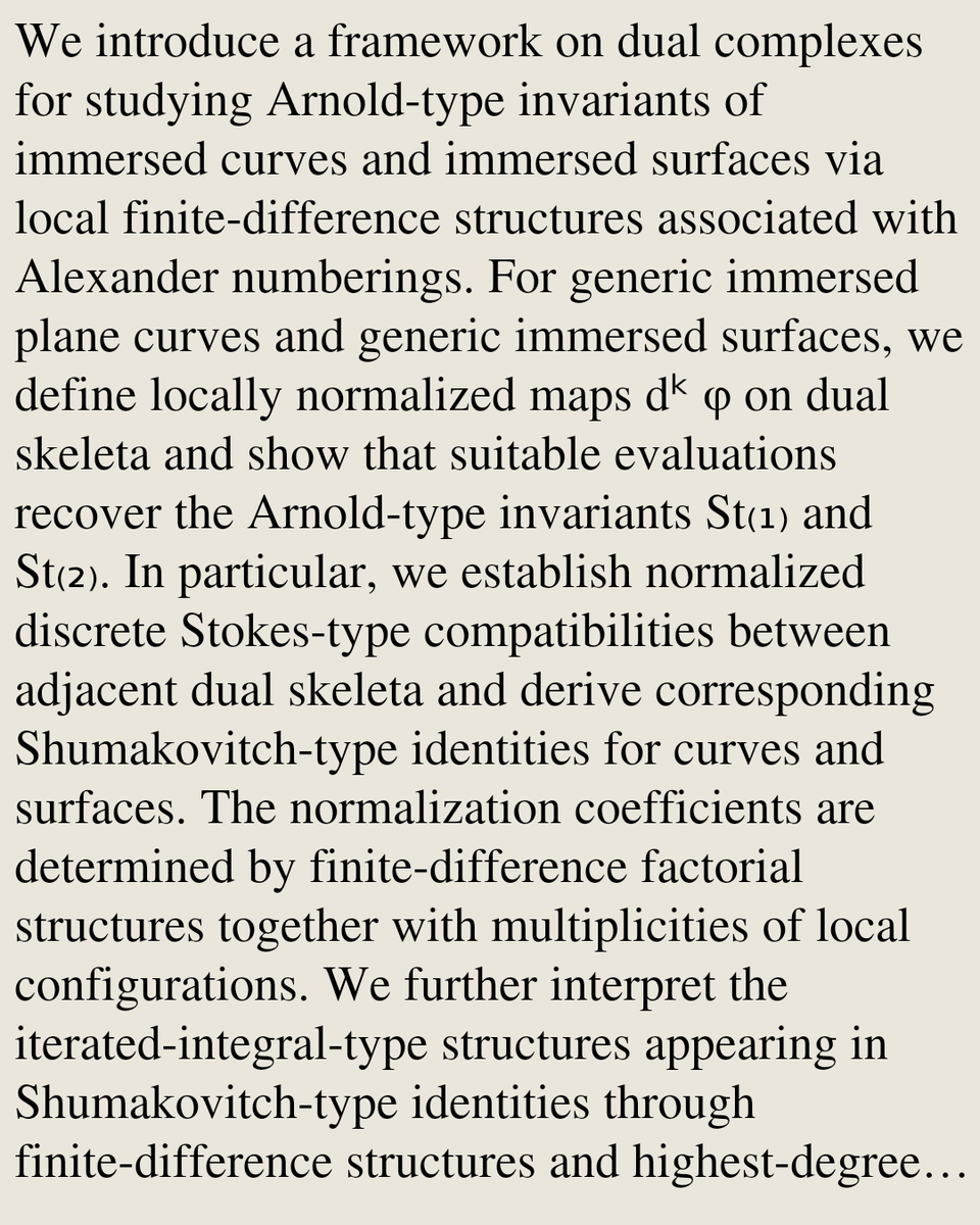Geometric Topology Papers tweet media