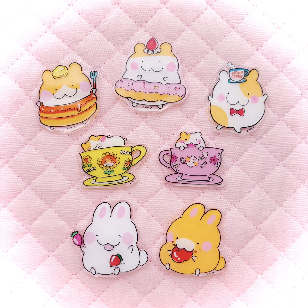 ハムハム＆うさ 🍓