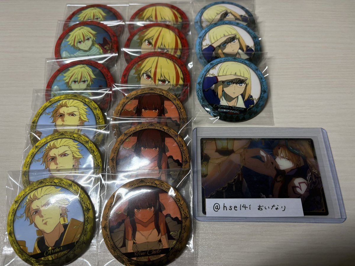 交換/譲渡】 Fate/strange Fake トレーディング缶バッジ 譲:セイバー