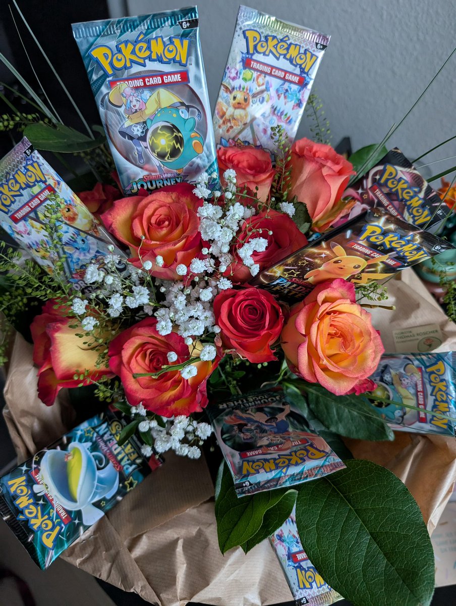 A Pokemon card bouquet guys deserve to have a big bouquet of flowers with Pokemon  cards in it for you to rip open. #WouldLikeToReceive