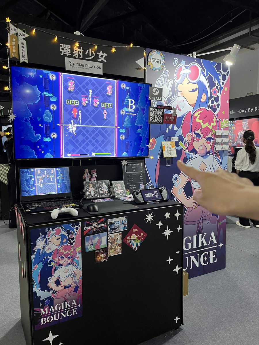 MagikaBounce's tweet photo. 青春デザインフェスが台湾で開幕しました！！
イベント限定で特別制作した「支援者サインボード」をご用意しています。
1,000NTDでゲーム内のサンクスクレジットにお名前を掲載可能！

📍日程／会場
5/14～5/17
台湾・高雄 駁二 蓬莱B4倉庫 https://t.co/r1mCNgVlYo