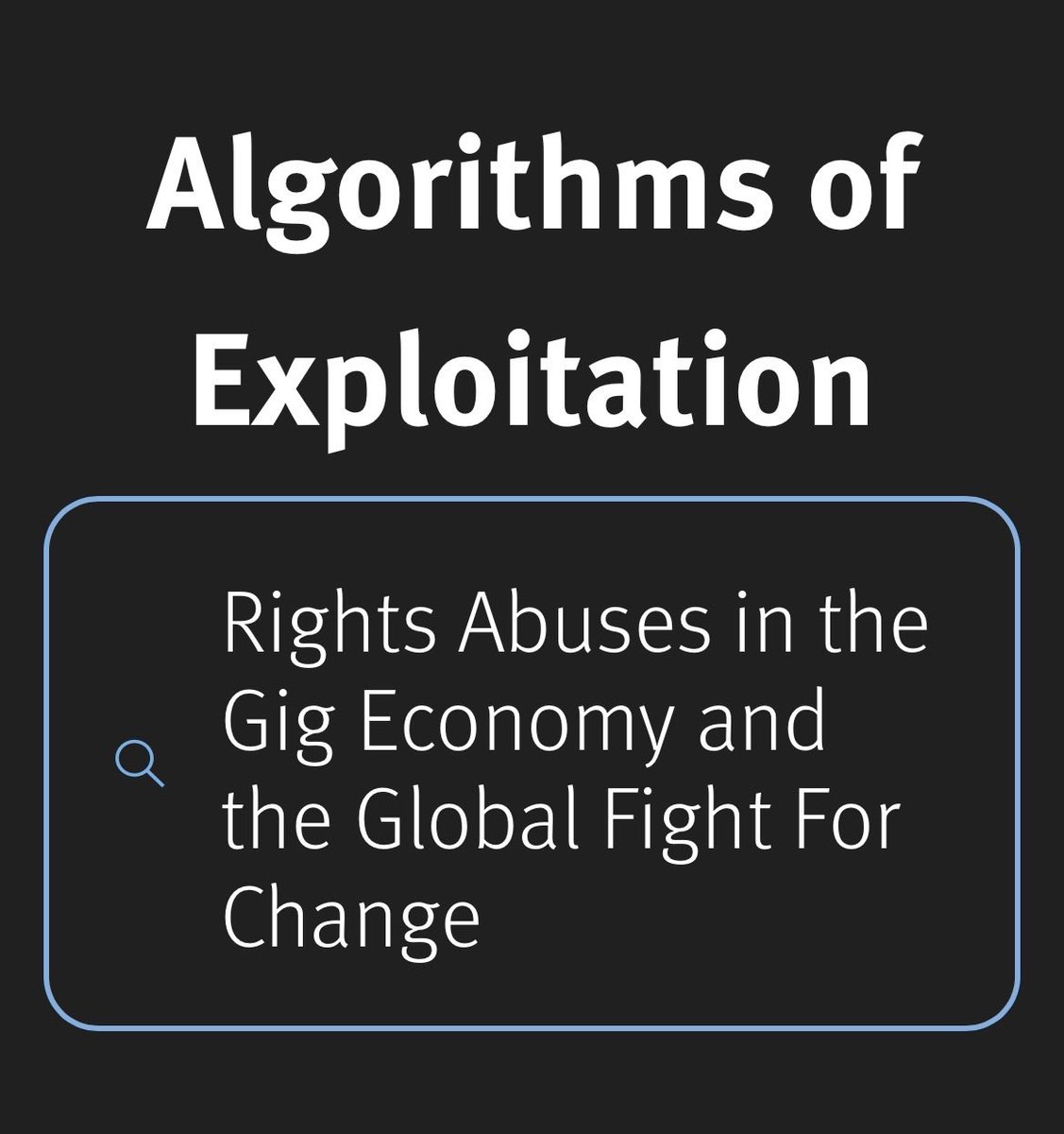 ADALSAMMA's tweet photo. Los abusos en materia de #DDHH en el sector empresarial están presentes en todos los sectores. Este reciente informe de @hrw, documenta la situación en la denominada #GigEconomy 👉 https://t.co/JJIB9MW47e https://t.co/zaMnBul8Lm