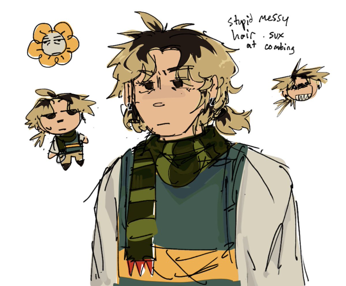 maccheronichips's tweet photo. Totally unbiased human flowey design https://t.co/aYwnmc3Rt8