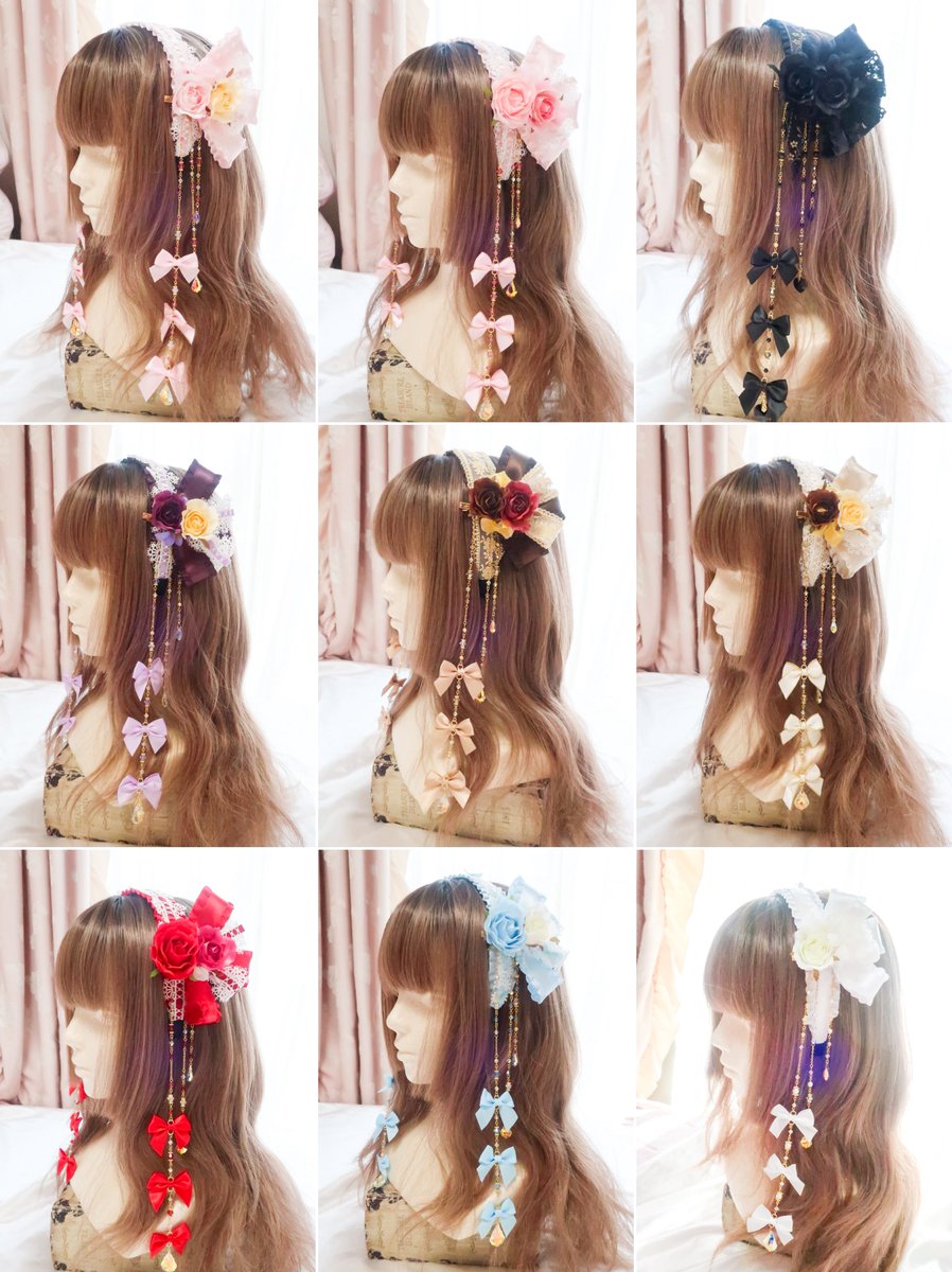 カチューシャ全部で14個作っていました💗💗どれも本当に可愛くて