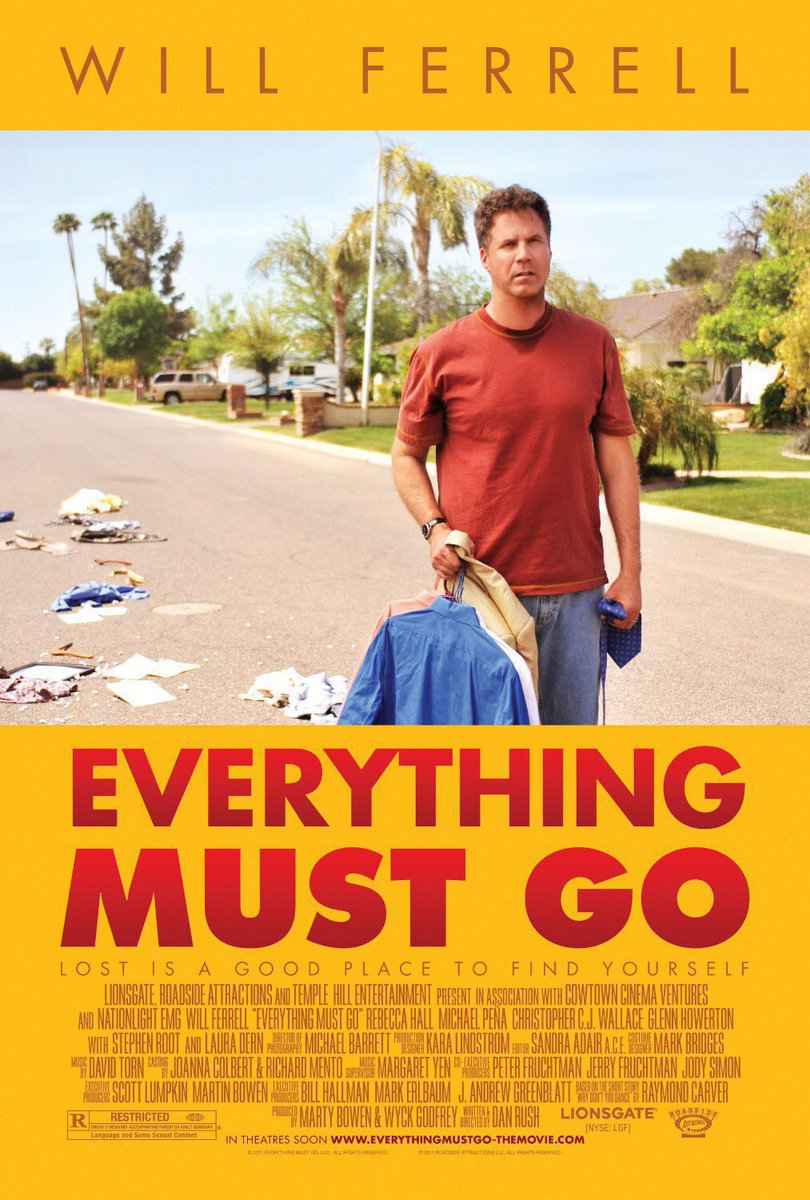 FilmNewsNos's tweet photo. 🎬MOVIE HISTORY: 15 years ago today, May 13, 2011, the movie ‘Everything Must Go’ opened in theaters!
#WillFerrell #RebeccaHall #MichaelPena #CJWallace #GlennHowerton #StephenRoot #LauraDern #DanRush https://t.co/TYK8OSynJH