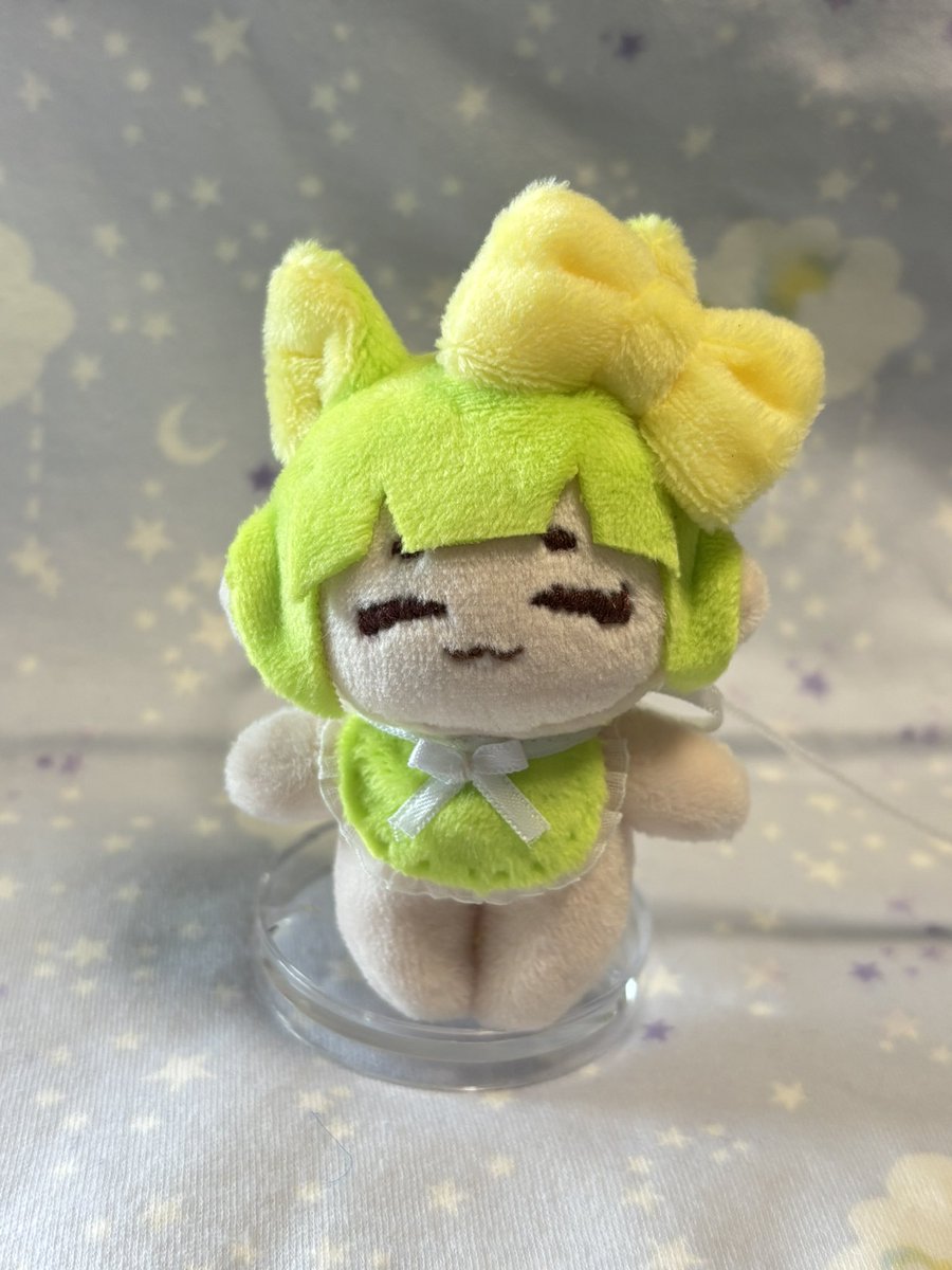 自作ぬいぐるみ・黄緑色の男の子 Post by 10no on X: #自作ぬい