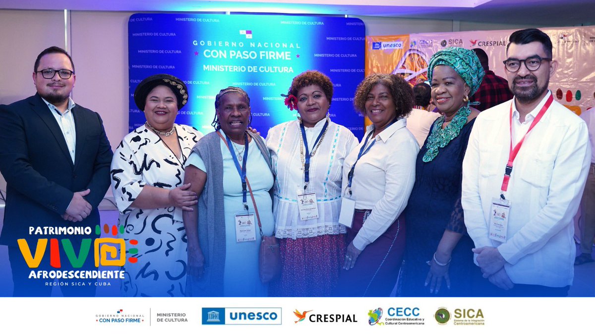 se_CECCSICA's tweet photo. 🌍✨ Panamá desarrolla actualmente  el Encuentro de Patrimonio Inmaterial Afropanameño un espacio orientado a fortalecer la identificación, documentación y salvaguardia del patrimonio vivo afrodescendiente en la región SICA. https://t.co/0uMj8XNDjn