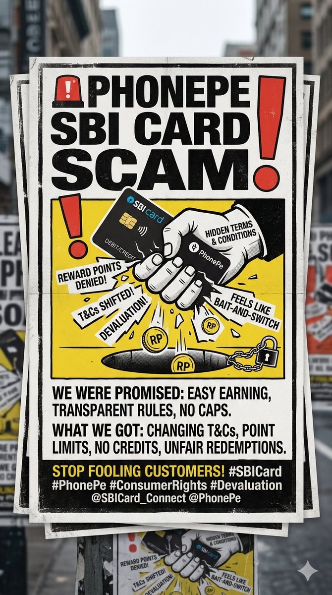 raj2kumar1986's tweet photo. PhonePe SBI Card = Zero Transparency. Reward points are disappearing or not being credited despite following T&amp;Cs. Is this how you treat your customers? @SBICard_Connect @PhonePe @RBI #SBI #PhonePe #Devaluation https://t.co/ikLsMobtN5