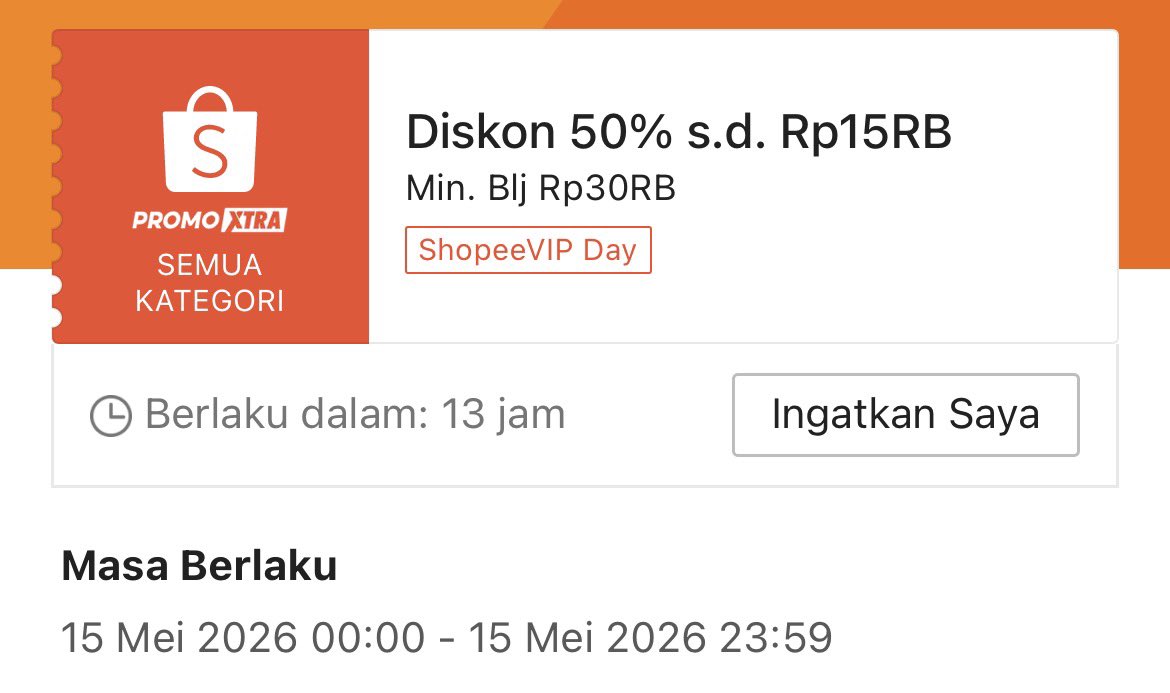 Kode Voucher Shopee💯 tweet media