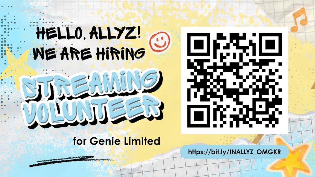 ALD1STRMINA's tweet photo. [📢] OPEN RECRUITMENT STREAMING VOLUNTEER FOR KR PLATFORM

Halo, ALLYZ INA! 🌷

Sudah siap menyambut comeback ALPHA DRIVE ONE [No School Tomorrow]?

Yang ditunggu-tunggu akhirnya tiba! Kami dari @ALD1STRMINA membuka kesempatan kepada kalian untuk bergabung menjadi bagian dari Tim Streaming K-Platform!

Kami mencari ALLYZ yang siap berkontribusi untuk menyukseskan comeback kali ini. Silakan scan QR di poster atau klik link berikut untuk mendaftar :

🔗 https://t.co/srp4mc7o9F

📌 Allyz yang terpilih akan kami DM langsung melalui akun X fanbase (pastikan akun X kamu tidak privat dan open DM yaa)

Jika ada pertanyaan, silakan menghubungi kami melalui DM 💕

Kami tunggu partisipasi ALLYZ INA semuanya! See you 🎀

#ALPHADRIVEONE #ALD1 
#알파드라이브원 
#NoSchool_Tomorrow