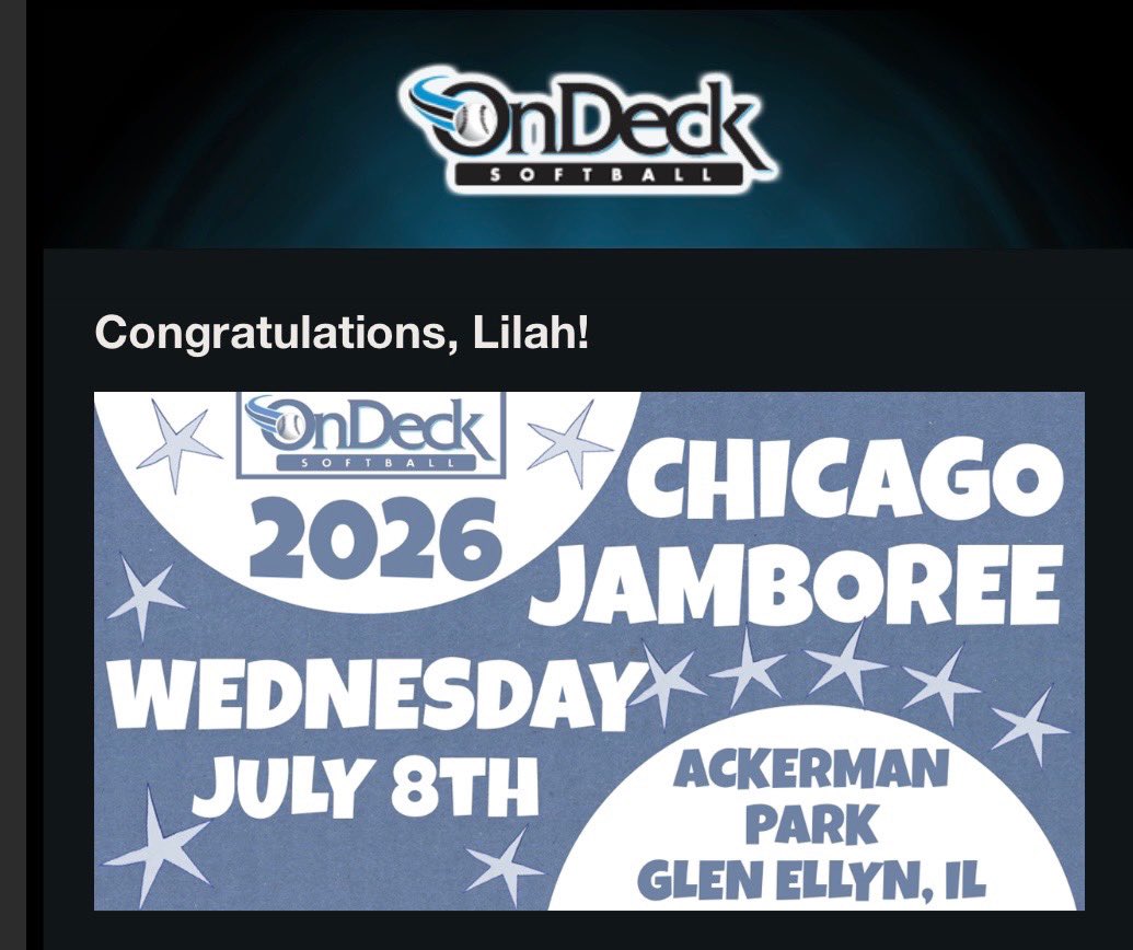 LilahCorrell's tweet photo. Thank you @ondecksoftball for the Chicago Jamboree invite! I’m very grateful for the opportunity!
@WD16uJH @WascoDiamonds @ODM_Testing #wascoproud https://t.co/yj2yS5TikN
