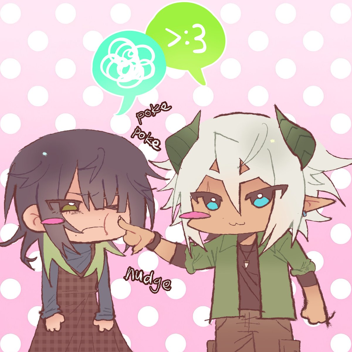 eudaenomics's tweet photo. Theyre so my little monster coded aww.. 
.
#aphmautwt #myinnerdemons https://t.co/lxCnoMgfX8