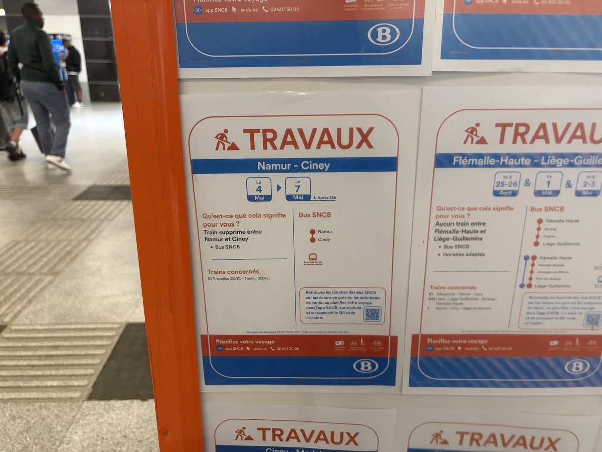 tycattrip35's tweet photo. ブリュッセルからルクセンブルクへは本来鉄道で一本で行けます。
ところが、移動した日に限って工事区間を含んでいたため、バスの代行輸送に乗ることに。日本でも難しそうなルートをなんとか乗り継ぎ、駅に着いた時はひとしおでした。
大雨の影響も少なく、予定された時間通りの移動ができました。 https://t.co/ugzM3wJLpD