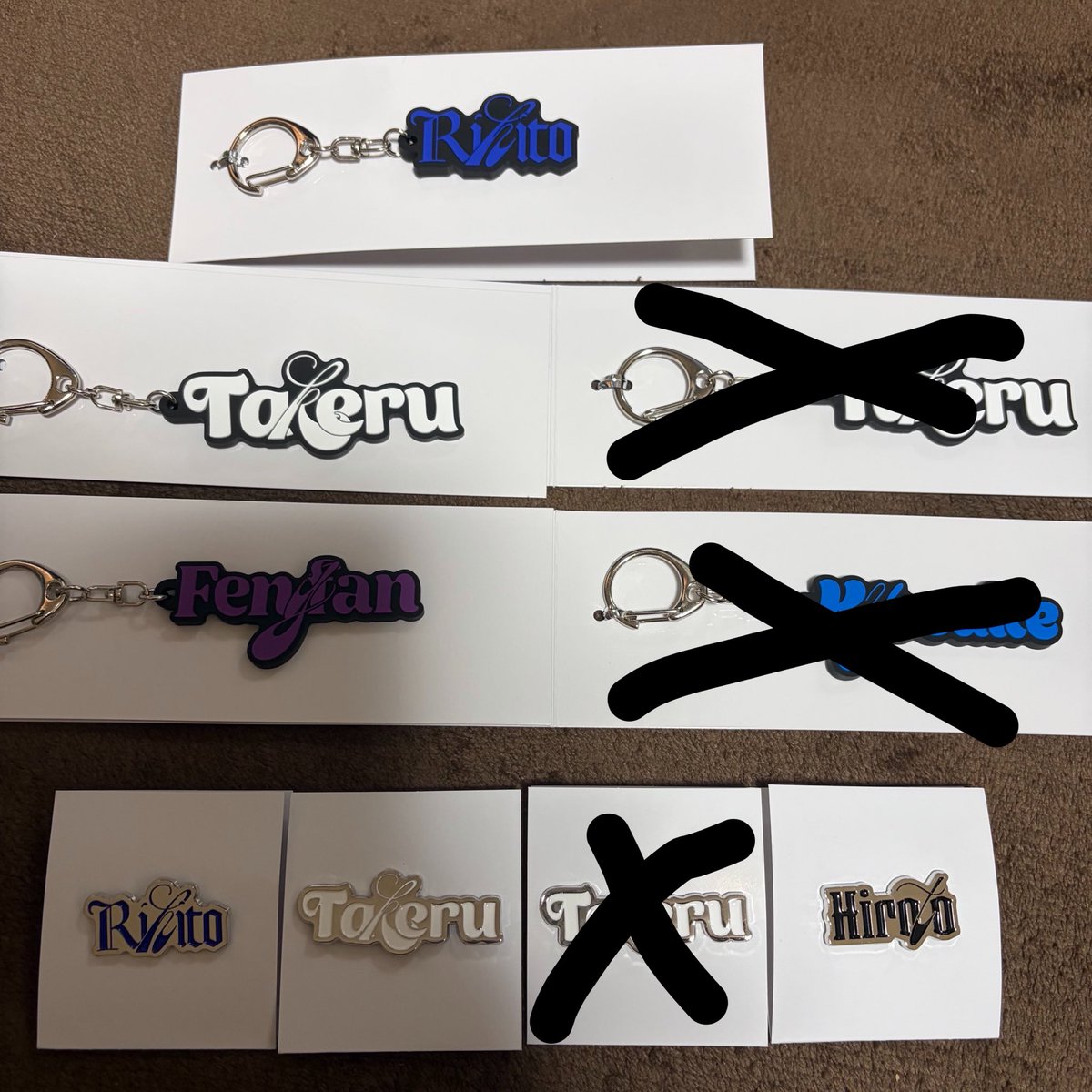 ini_mini_y's tweet photo. INI NEW YEAR POP UP STORE 2026 ポップアップ 交換

【譲】池﨑127 髙塚126 7000円トレカ(後半)×2 田島127 西127 藤牧126 127 松田126 R122 R126 R127
ネームキー 池﨑 後藤 許
ピンバッジ 池﨑 後藤 西

【求】同種 尾崎 木村>異種≫買取

郵送、関西オフラ、ごぶごぶフェス手渡し

#INI交換 https://t.co/zV8HjWb98c