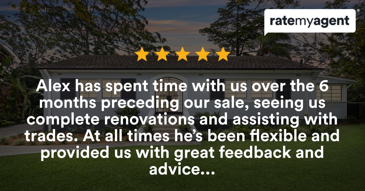 AlexGayl's tweet photo. My latest RateMyAgent review in Wahroonga.

https://t.co/RApRtreyNq

...
#ratemyagent #realestate #McGrath_Wahroonga https://t.co/dPSLASeRUe