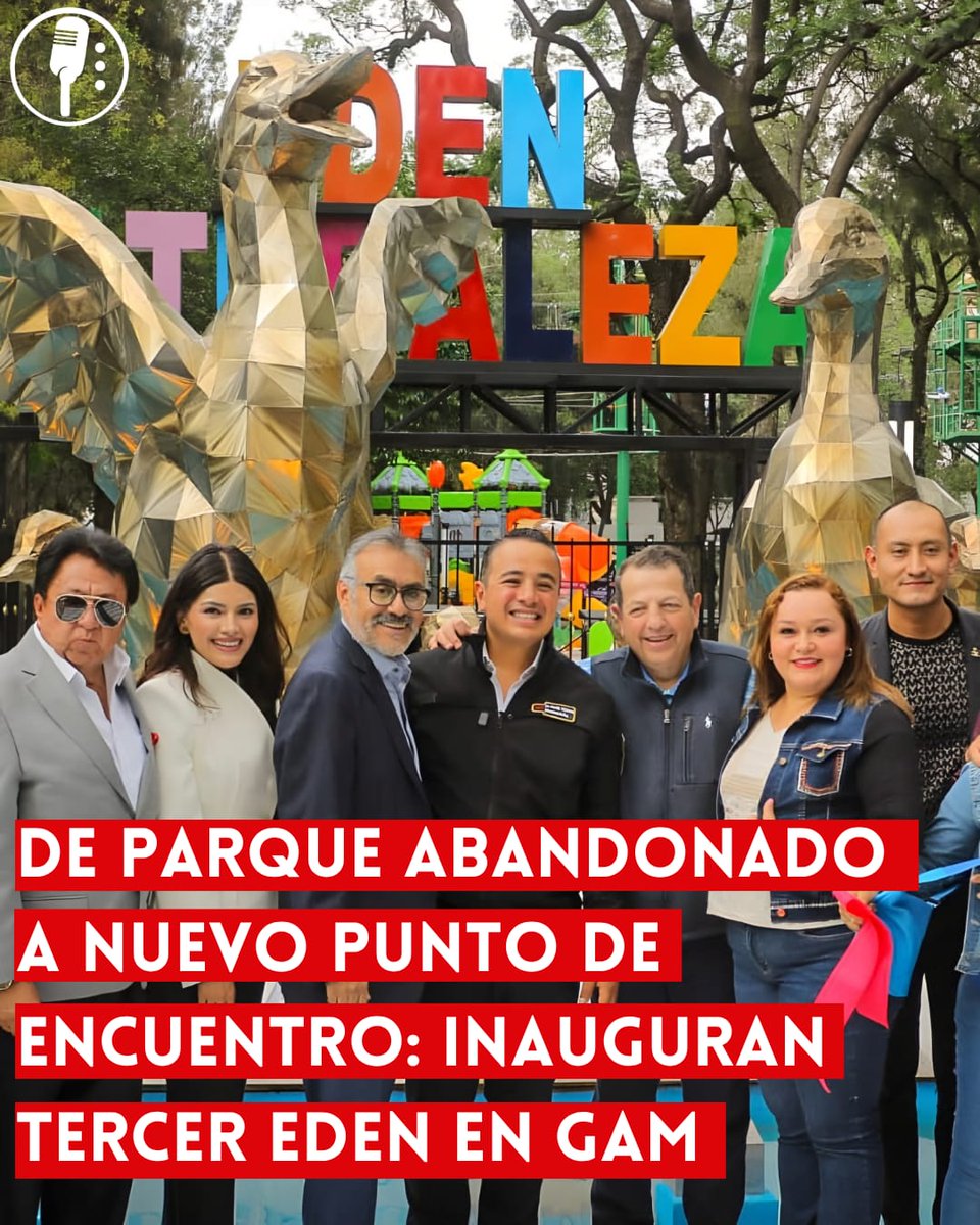 ReporterosMX_'s tweet photo. ⭕ OJO | DE PARQUE ABANDONADO A NUEVO PUNTO DE ENCUENTRO: INAUGURAN TERCER EDEN EN GAM

El nuevo EDEN Naturaleza en la GAM, liderada por Janecarlo Lozano (@yancolozano) transforma un parque olvidado en un espacio recreativo familiar, con áreas verdes, juegos inclusivos y un zoológico interactivo. Un nuevo punto de encuentro en la ciudad. https://t.co/ZPhhWfCHBr