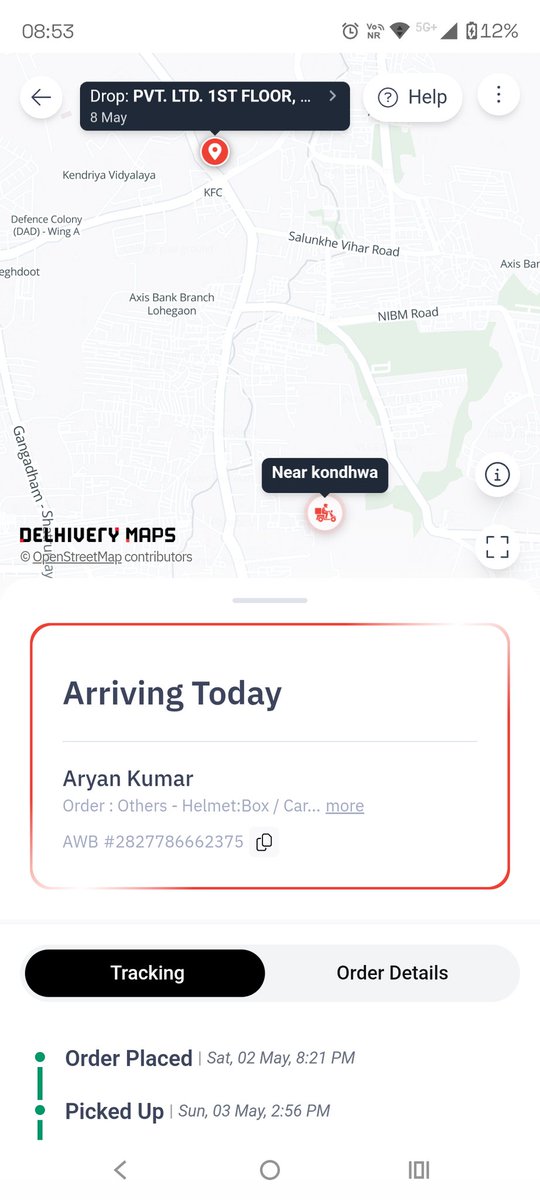 stud_ark10's tweet photo. @help_delhivery And here it goes today as well it's out for delivery today also the consecutive 6th day. https://t.co/uphB6RTAbT