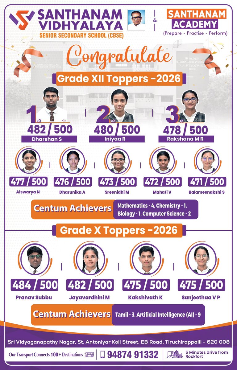 Santhanam Vidhyalaya CBSE tweet media