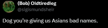 grimvlyn's tweet photo. @sigismundsheir @Derangeddoomer you're not american either LMAO https://t.co/EhXQbUVIz0