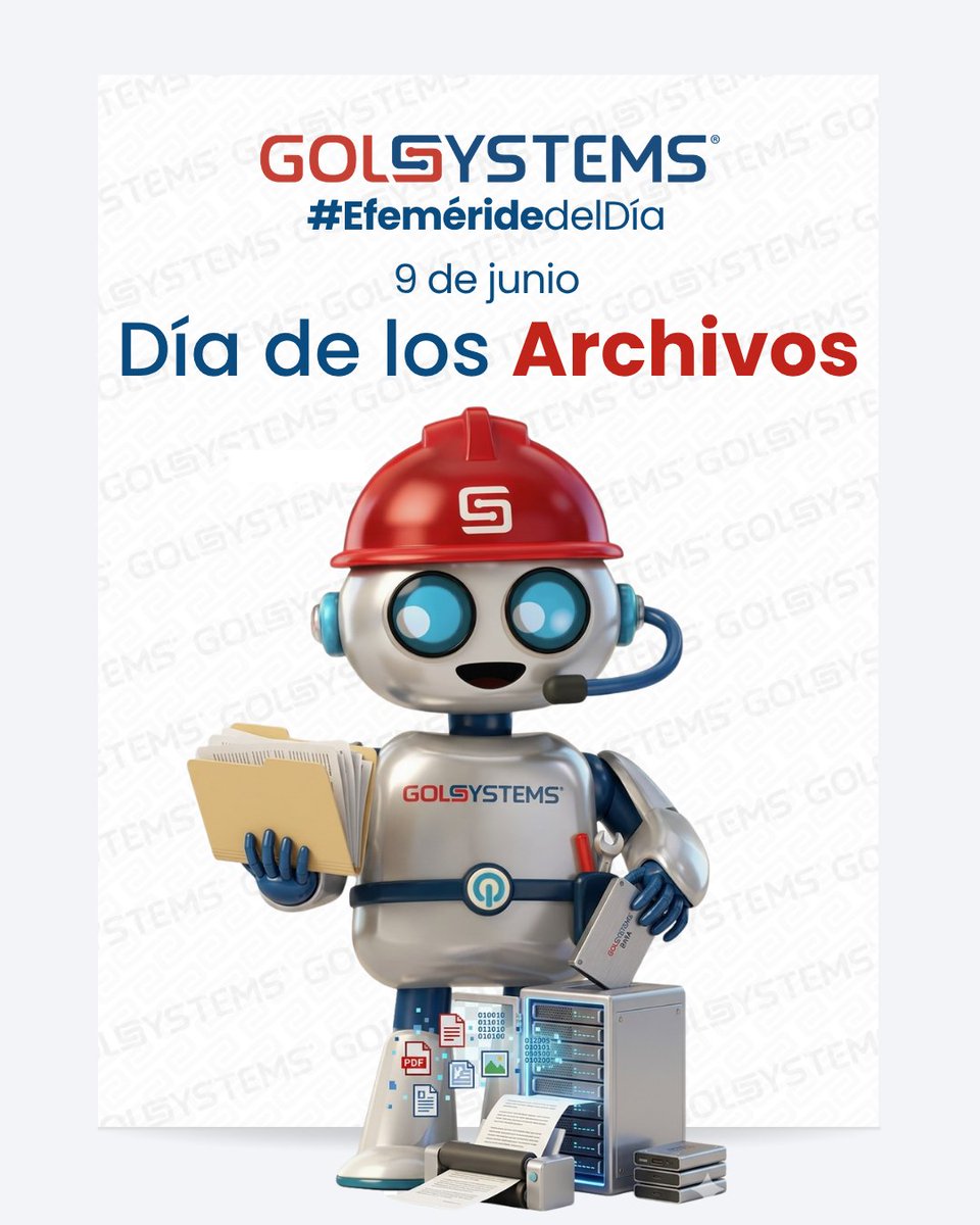 golsystems's tweet photo. En GOLSYSTEMS sabemos que la información es uno de los activos más importantes de toda empresa.
💻🗂️
#DíaDeLosArchivos #GOLSYSTEMS #Tecnología #GestiónDocumental #TI https://t.co/ddGm2oKwoC