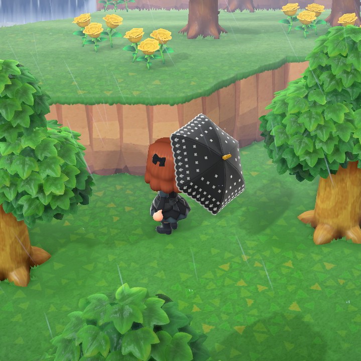 _Lynzel's tweet photo. Rainy day… ☂️

#AnimalCrossing #ACNH https://t.co/aSlPZZsu8B