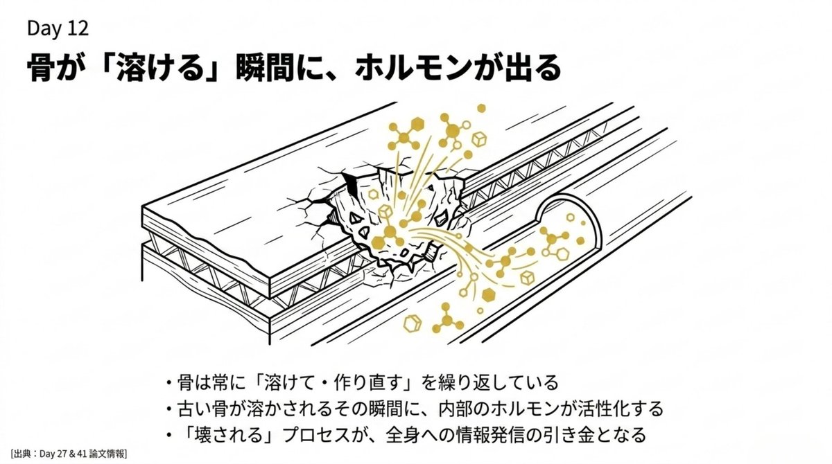 OSTEO_PRIME's tweet photo. 骨が減るとき、骨の中では"脂肪が増えている"かもしれない。

骨の内部には、骨をつくる細胞にも脂肪細胞にもなれる「どちらにでもなれる細胞」が存在します。

加齢や骨粗しょう症では、この細胞が
・骨をつくる方向 → 減少
・脂肪をためる方向 → 増加

というシフトが起きている可能性があります。

「骨が減る」と「骨の中の脂肪が増える」は、同じ現象の裏表かもしれない🦴

📄 Nutrition and Bone Marrow Adiposity in R

#骨粗鬆症 #骨密度 #骨活