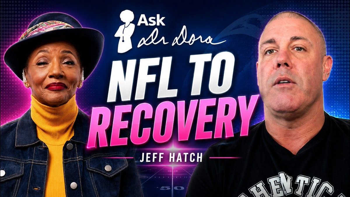 ReadtheSpirit's tweet photo. Ivy League. NFL. Federal felony. Recovery.
Jeff Hatch's story proves addiction doesn't care about your résumé. Neither does healing.
New episode of Ask Dr. Dora out now. 🎙️
https://t.co/uwSglkHIFJ #addiction #recovery #askdrdora https://t.co/ZvoYCQqU0u
