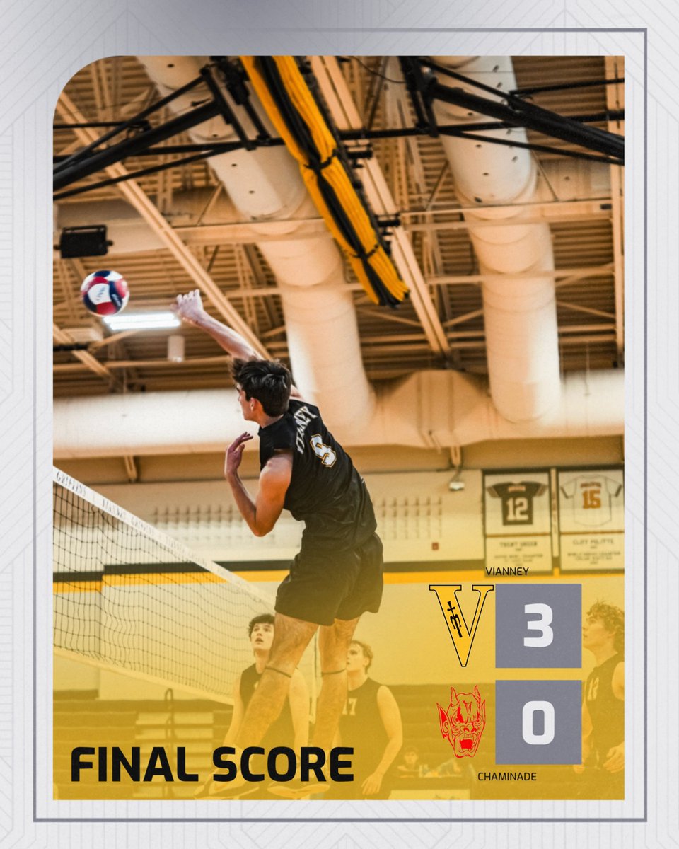 vianneygriffins's tweet photo. Vianney gets the win and has advanced to the District Championship. The Griffins will face the winner of Rockwood Summit/Clayton at 6:00 PM (tomorrow May 14) at Rockwood Summit High School. ⚫️🟡🏐 https://t.co/SYuUSPW9Te
