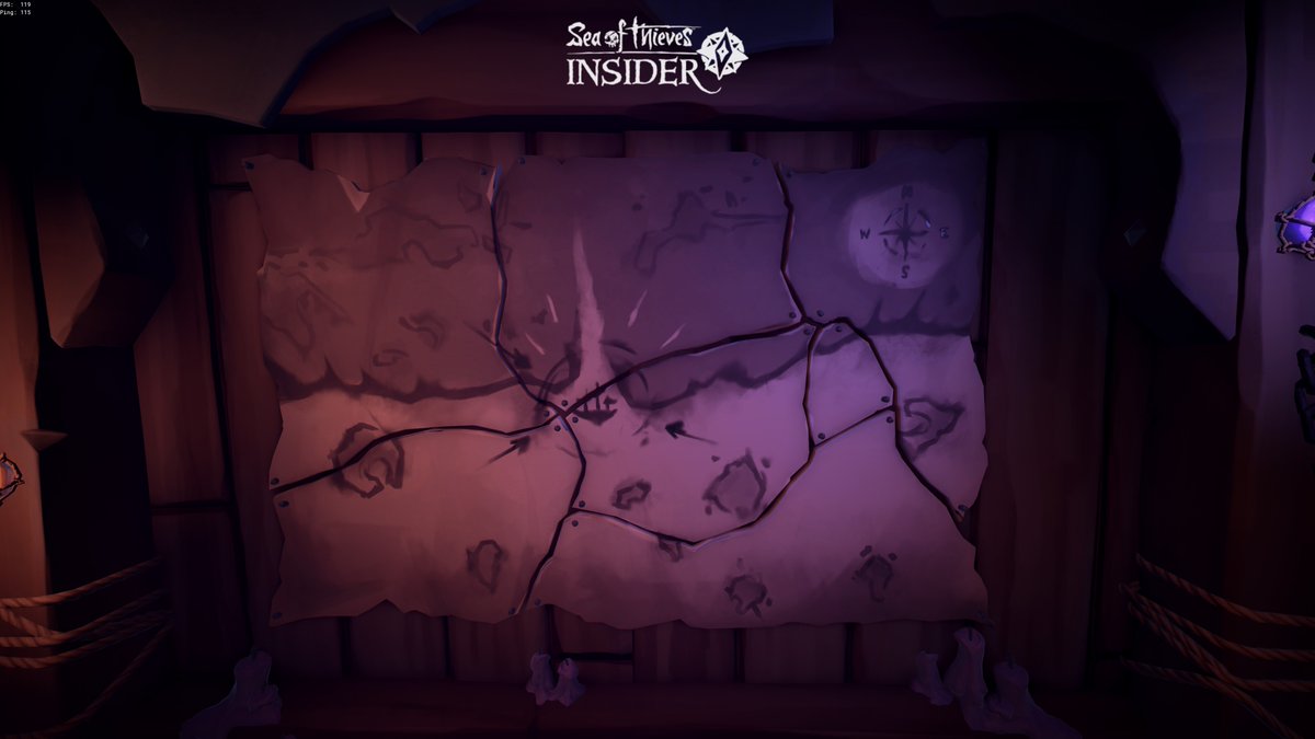 MadJackKetch's tweet photo. !SPOILER WARNING!

I had fun exploring in the new feature - free camera in #seaofthieves #seaofthievesinsider I broke out of bounds and took an awesome screenshot of the Ferry of the Damned as well as broke through the door at the Glorious Sea Dog's Tavern (The Dark Bretheren Door) - I was shocked to say the least, it may not be a LOT to go on, but the small details struck me as very interesting! I'm looking forward to see what stories unwravels this year with @SeaOfThieves
