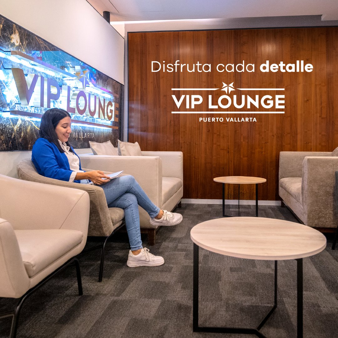 VallartaAirport's tweet photo. Disfruta los asientos cómodos, aire acondicionado y cada detalle que tenemos para ti en VIP Lounge Puerto Vallarta. 🎖️
#VIPLounge https://t.co/B2u7e5vSsq