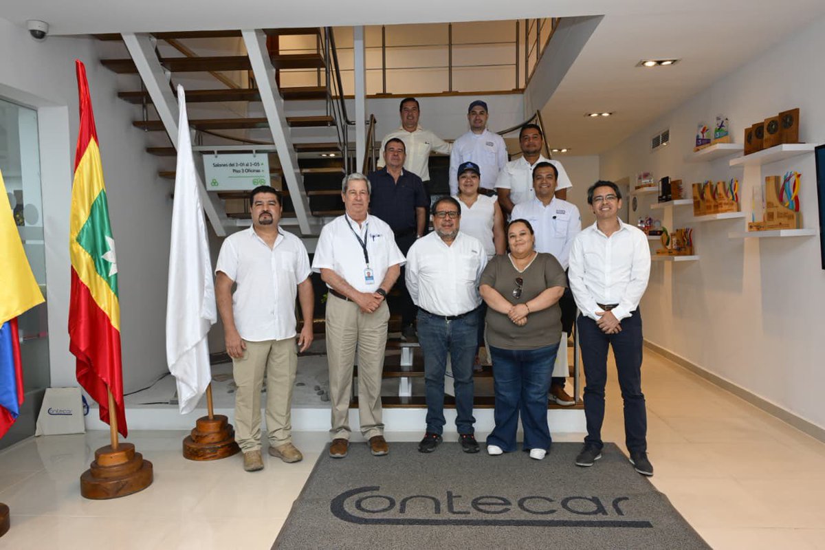 PuertoCTG's tweet photo. El intercambio de experiencias entre puertos de la región es clave para seguir construyendo una logística más conectada y competitiva.

Con ese propósito, recibimos en Contecar a la delegación de la Comisión Portuaria Nacional de Guatemala (CPN), con la participación de Empresa Portuaria Quetzal y Puerto Santo Tomás de Castilla, en una visita coordinada con @AAPALATAM 

El recorrido técnico por la terminal y la conversación posterior permitieron compartir aprendizajes en operación portuaria y gestión de terminales.

Gracias a la delegación por su interés y por elegir a Cartagena como referente regional.

#GrupoPuertoDeCartagena #Puerto