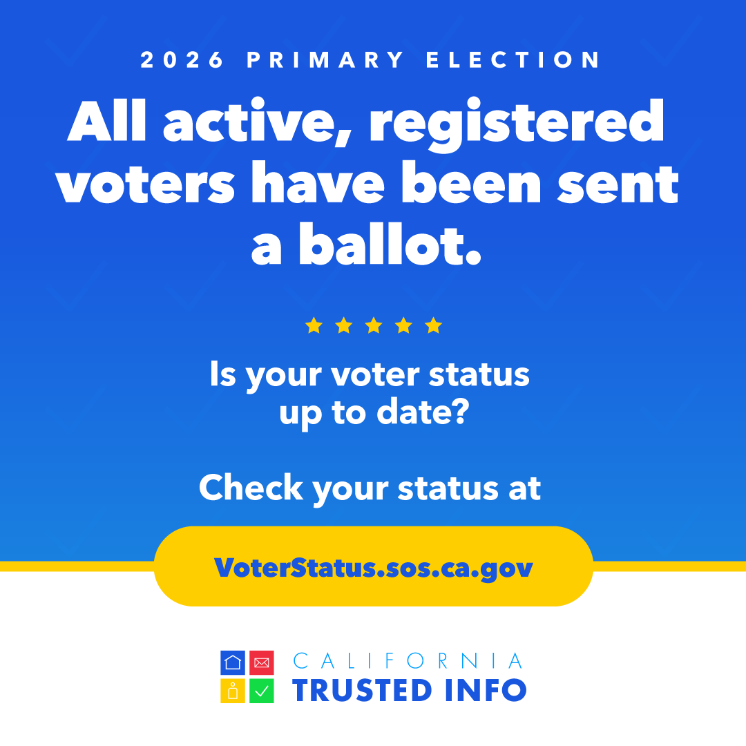 California Secretary of State tweet media