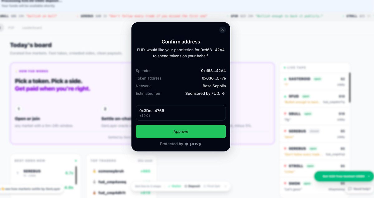 kobixyzHQ's tweet photo. Update on @GenLayer 

🎯 There’s a new task on Genlayer and the reward range is between 1000 to 5000 XP 

Here is what you need to do 
Visit
https://t.co/OMMXFrvKiN 
- Sign up (I signed up with my Google account)
- A new wallet will be created for you 
- Click on the “Deposit” button 
- Click on “Copy Address” 
- Click on “Open Faucet” and it will take you to a new link 
- Switch the network to “Base Sepolia” 
- Paste in the wallet address you copied 
- Click on “Send 20 USDC” 
- Navigate back to the link above 
- It will prompt you to approve a transaction 
- Scroll down to “All markets” 
- Pick any market of your choice and open a trade and confirm transaction
- Click on your wallet icon 
- Under open position, click in the trade you just opened 
- Take a screenshot of it and quote this Twitter post with it 

https://t.co/jDJAxuU7FN 

- Submit the link to the X post you just created on the Genlayer portal
Visit
https://t.co/Zw7LIekur5
- Under community, then special quest 

🎯 Your X post should be built around one of the following topics 

- Follow or fade culture belongs onchain 
- Crypto takes have been free for too long
- Public PnL changes how people talk
- If your thesis is real, you should be able to price it

Done… also, don’t use AI to avoid getting disqualified