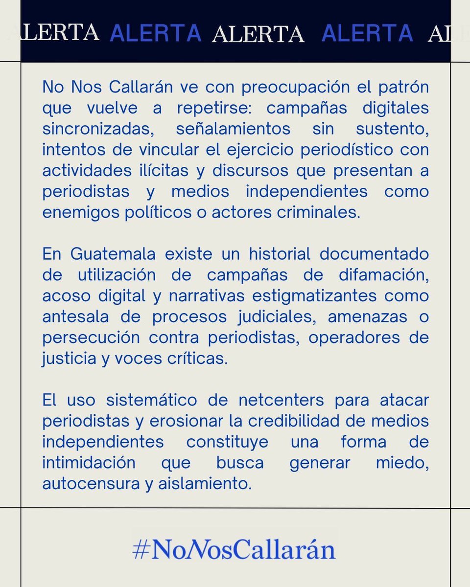#NoNosCallarán tweet media
