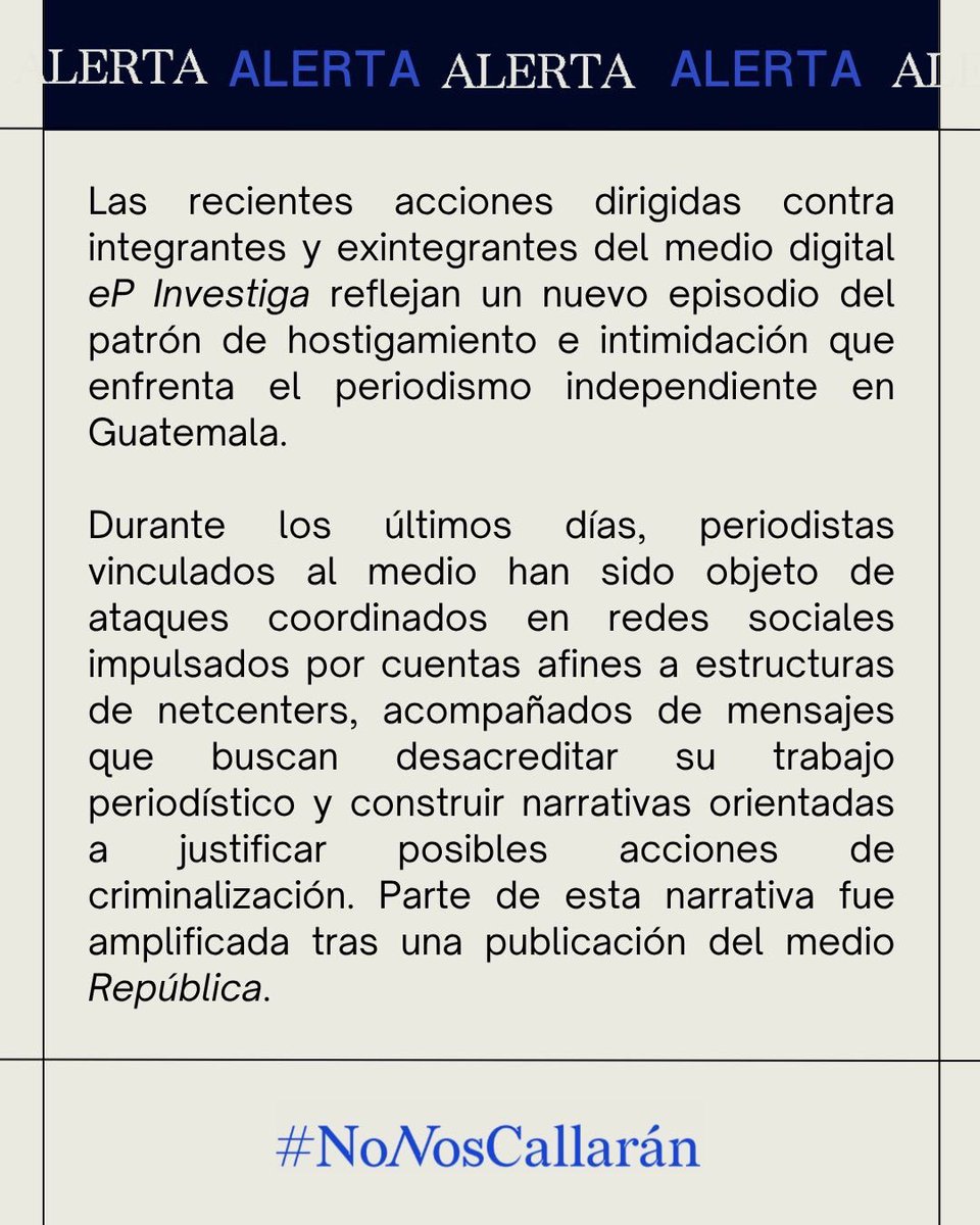 #NoNosCallarán tweet media